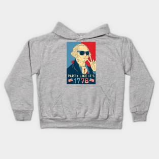 Party like it's 1776! - George Washington Kids Hoodie